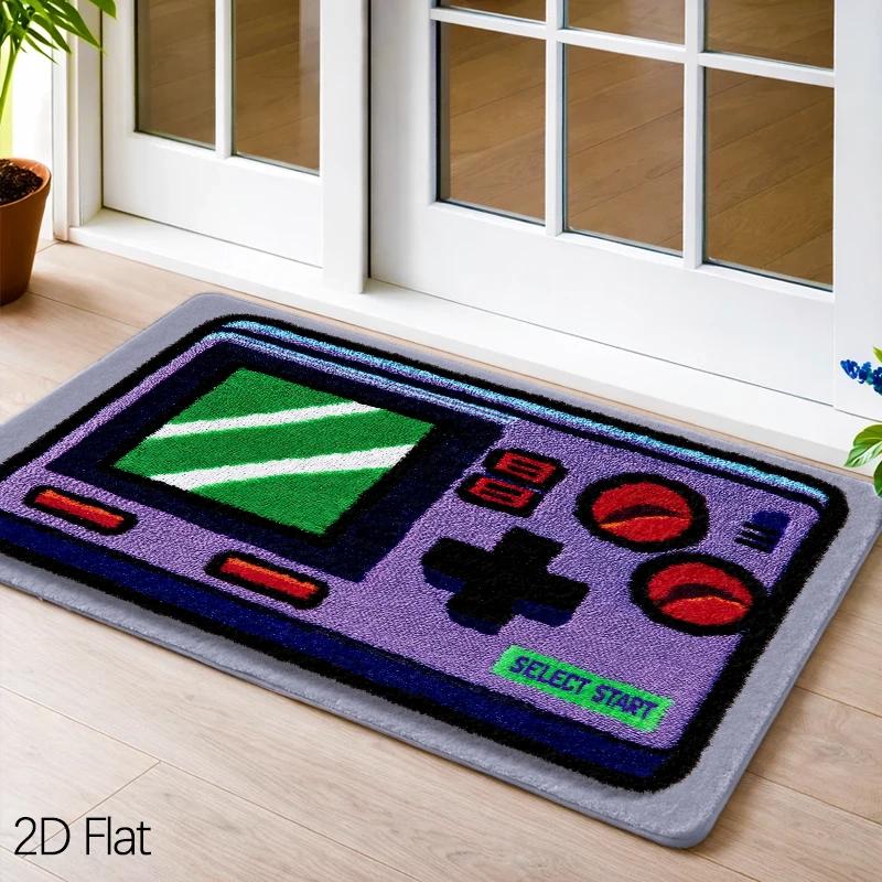Retro Gaming Festival - 1 adet, 2D Düz Ayak Matı,