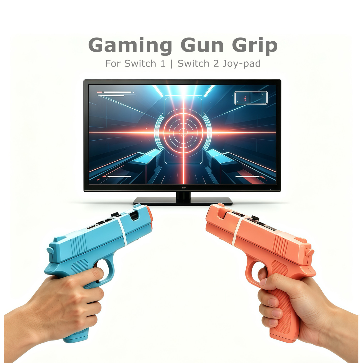 Retro Gaming Gun - Nintendo Switch 2 Joy-con için Atış