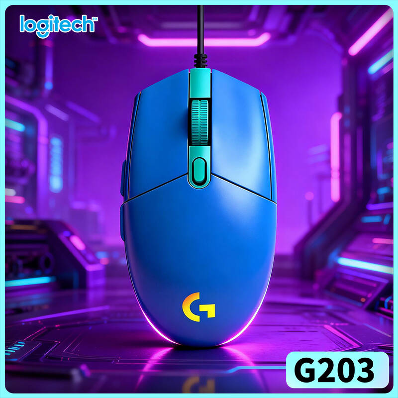 Logitech Mouse G203 - Logitech G203 kablolu oyun faresi rahat