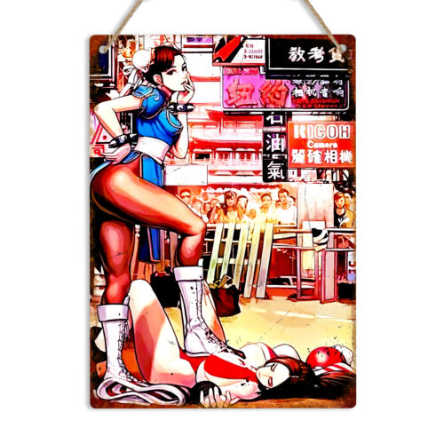 Chun Li Retro Oyun Metal Duvar - Retro Gaming Us incelemesi ve fiyatı